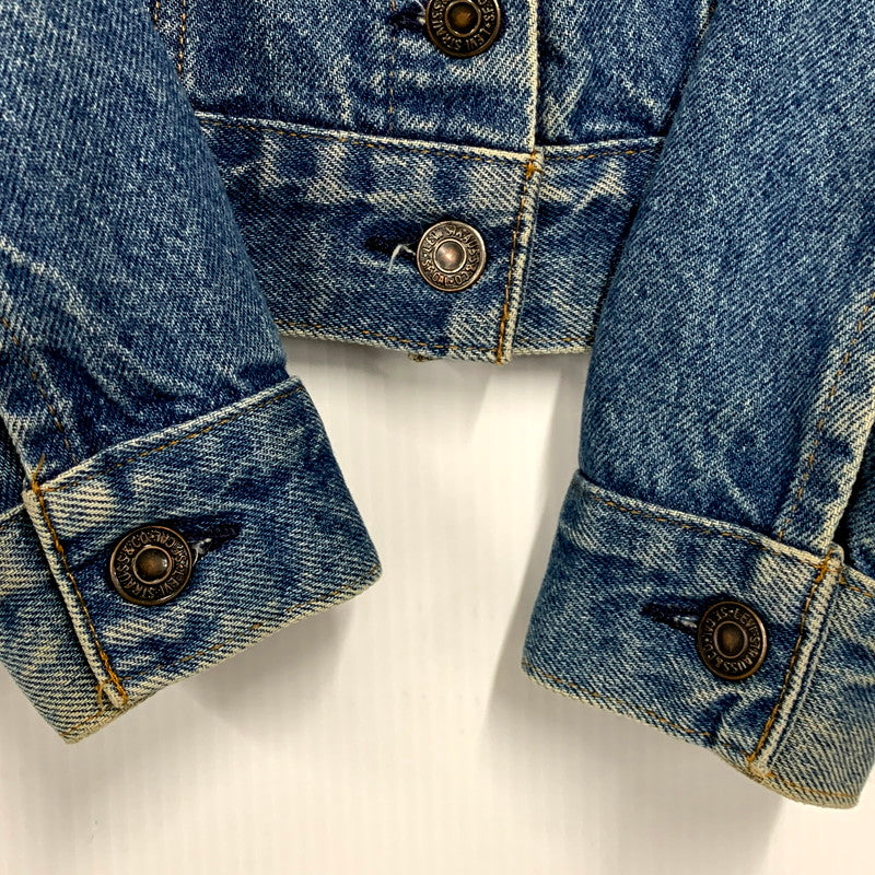 【中古品】【レディース】 Levi's リーバイス 90S DENIM JACKET 76581-00214 デニムジャケット USA製 スモールE アウター 168-250214-as-11-izu サイズ：S カラー：インディゴ 万代Net店