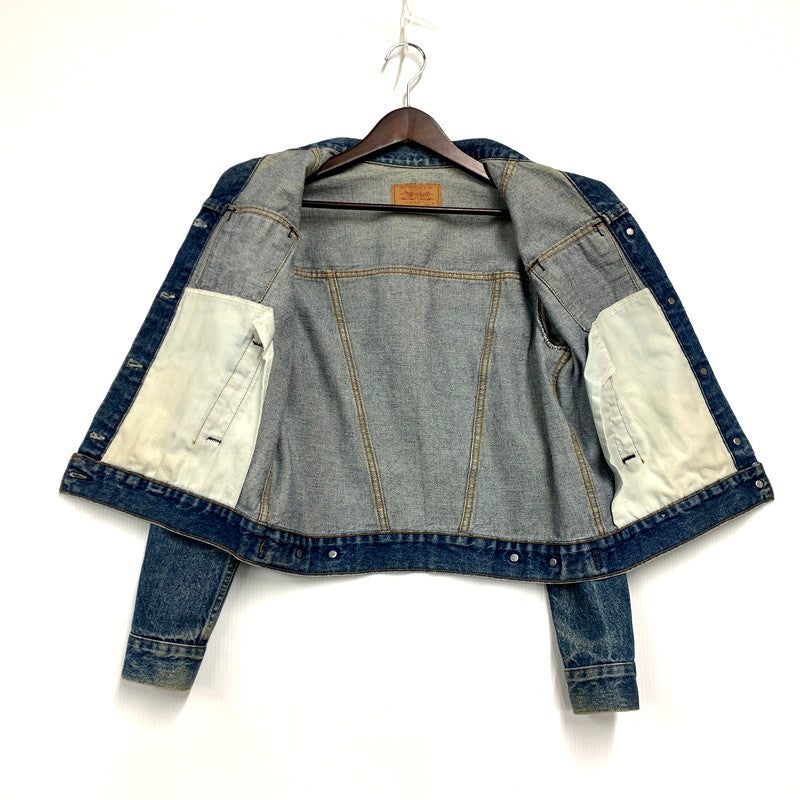 【中古品】【レディース】 Levi's リーバイス 90S DENIM JACKET 76581-00214 デニムジャケット USA製 スモールE アウター 168-250214-as-11-izu サイズ：S カラー：インディゴ 万代Net店