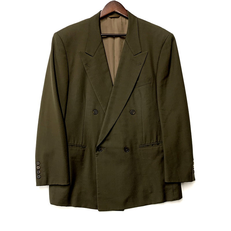 【中古品】【メンズ】  CHRISTIAN DIOR MONSIEUR クリスチャン ディオール ムッシュ DOUBLE TAILORED JACKET 01181 ダブル テーラードジャケット アウター 141-250214-as-20-izu カラー：オリーブ 万代Net店