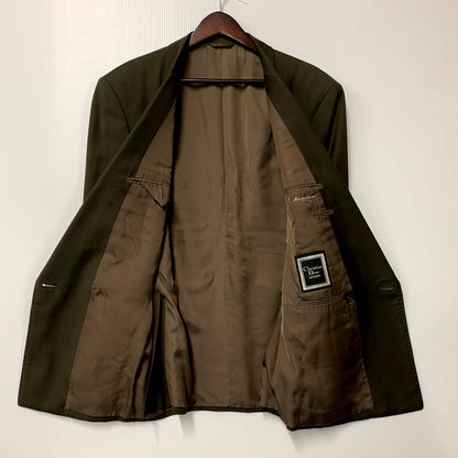 【中古品】【メンズ】  CHRISTIAN DIOR MONSIEUR クリスチャン ディオール ムッシュ DOUBLE TAILORED JACKET 01181 ダブル テーラードジャケット アウター 141-250214-as-20-izu カラー：オリーブ 万代Net店