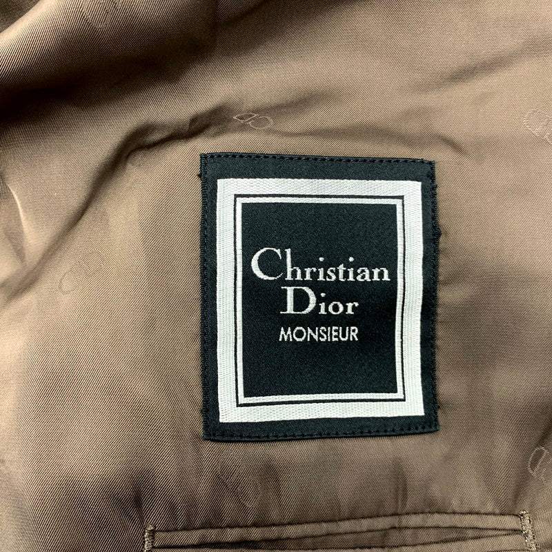 【中古品】【メンズ】  CHRISTIAN DIOR MONSIEUR クリスチャン ディオール ムッシュ DOUBLE TAILORED JACKET 01181 ダブル テーラードジャケット アウター 141-250214-as-20-izu カラー：オリーブ 万代Net店