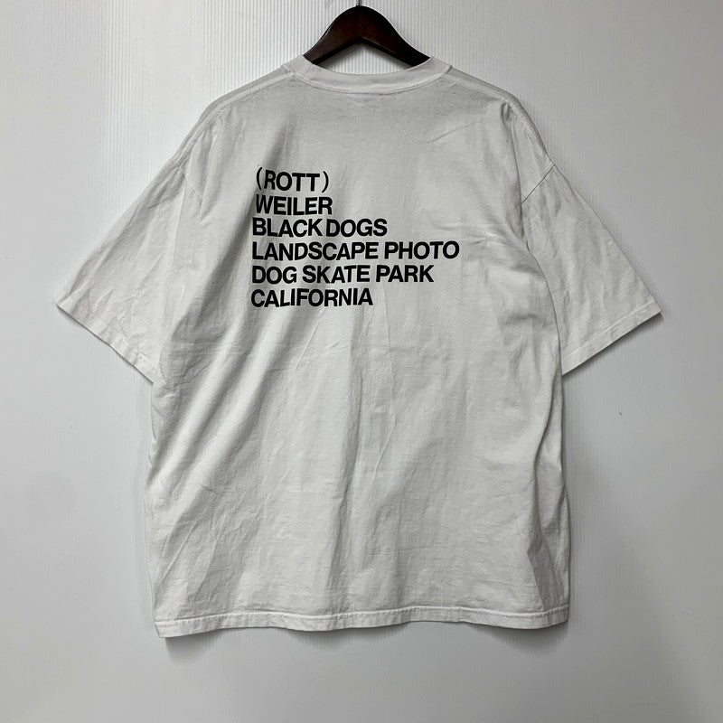 【中古品】【メンズ】 ROTTWEILER ロットワイラー GOAT 24SS PIGMENT PHOTO TEE ゴート ピグメント フォト Tシャツ 半袖 トップス 142-250214-as-18-izu サイズ：XL カラー：ホワイト 万代Net店