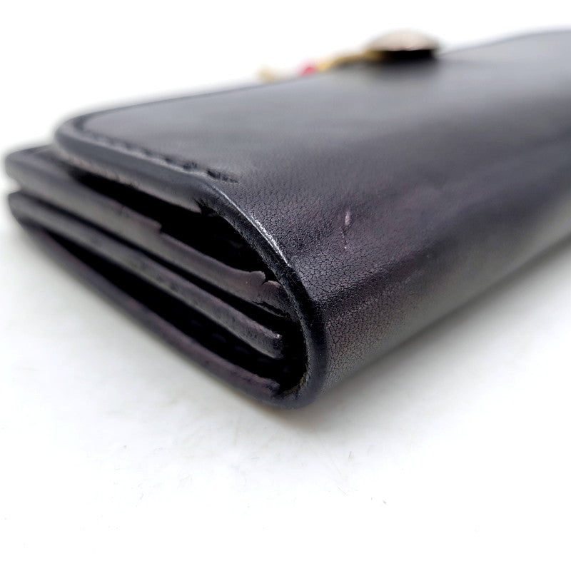 【中古品】【メンズ/レディース】 TADY＆KING タディ&キング コンチョ ビーズ カスタムレザーウォレット ロングウォレット 財布 サイフ 200-250215-ay-04-izu カラー：ブラック 万代Net店