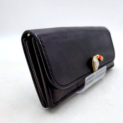 【中古品】【メンズ/レディース】 TADY＆KING タディ&キング コンチョ ビーズ カスタムレザーウォレット ロングウォレット 財布 サイフ 200-250215-ay-04-izu カラー：ブラック 万代Net店