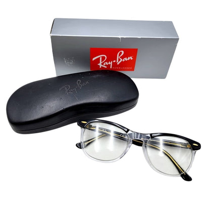 【中古品】【メンズ/レディース】 Ray-Ban レイバン EAGLEEYE SUNGLASSES RB2398F サングラス 小物 服飾雑貨 203-250215-ay-05-izu サイズ：53口21-145 カラー：ブラック×クリア 万代Net店