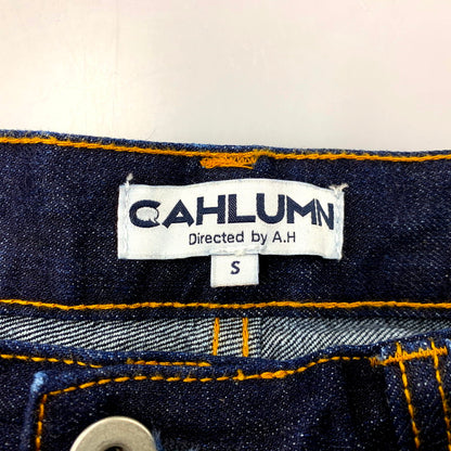 【中古品】【メンズ】  CAHLUMN カウラム SELVEDGE DENIM PANT BAGGY 241-1408 セルビッチ デニムパンツ バギー ボトムス 153-250217-as-05-izu サイズ：S カラー：インディゴ 万代Net店