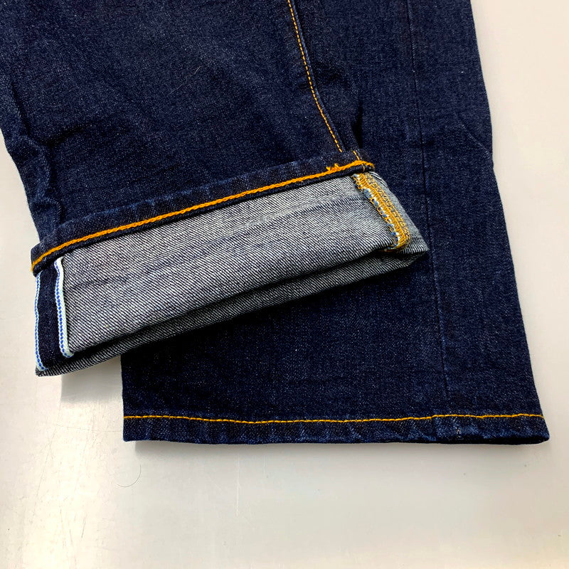 【中古品】【メンズ】  CAHLUMN カウラム SELVEDGE DENIM PANT BAGGY 241-1408 セルビッチ デニムパンツ バギー ボトムス 153-250217-as-05-izu サイズ：S カラー：インディゴ 万代Net店