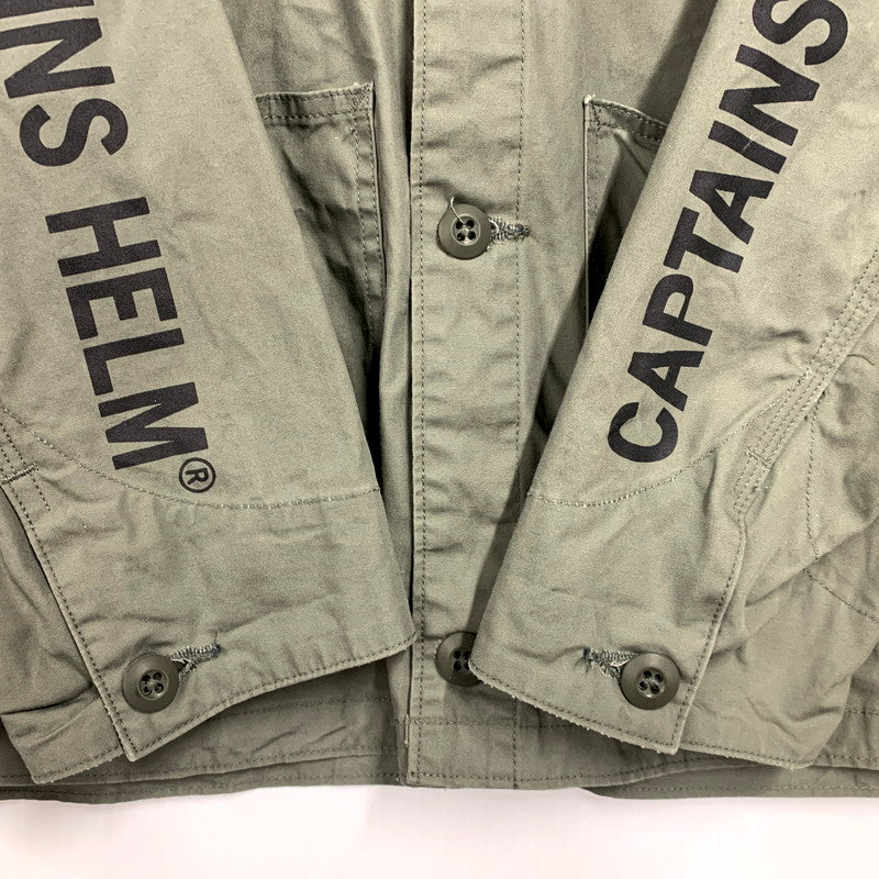 【中古品】【メンズ】  CAPTAINS HELM CAMPING ENGINEERS JACKET キャプテンズヘルム キャンピング エンジニア ジャケット アウター 142-250215-ay-09-izu サイズ：M カラー：OLIVE 万代Net店