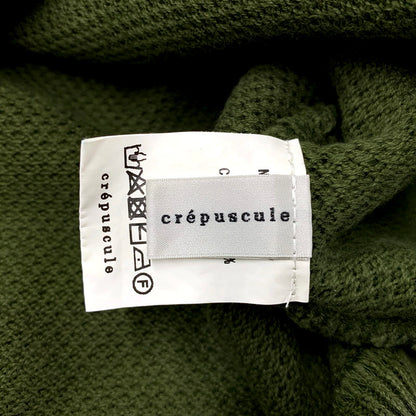【中古品】【メンズ】 KANOKO MOSS STITCH CREW 2003-027 鹿の子 モスステッチ クルー 長袖 トップス 140-250216-as-29-izu サイズ：2 カラー：グリーン 万代Net店