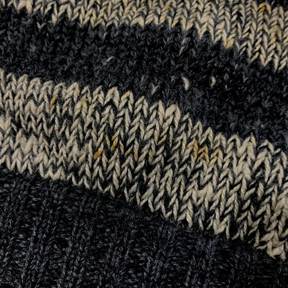 【中古品】【メンズ】 CROSSINGS クロッシングス 90S TURTLE NECK BORDER KNIT タートルネック ボーダーニット USA製 長袖 トップス 146-250216-as-31-izu サイズ：XL カラー：グレー系 万代Net店