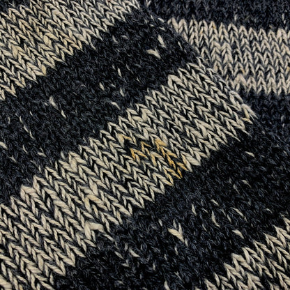 【中古品】【メンズ】 CROSSINGS クロッシングス 90S TURTLE NECK BORDER KNIT タートルネック ボーダーニット USA製 長袖 トップス 146-250216-as-31-izu サイズ：XL カラー：グレー系 万代Net店