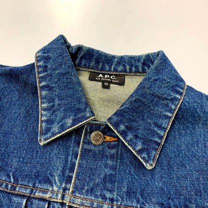 【中古品】【メンズ】 A.P.C. アーペーセー DENIM JACKET 4114423 デニムジャケット アウター 141-250217-as-04-izu サイズ：XS カラー：インディゴ 万代Net店