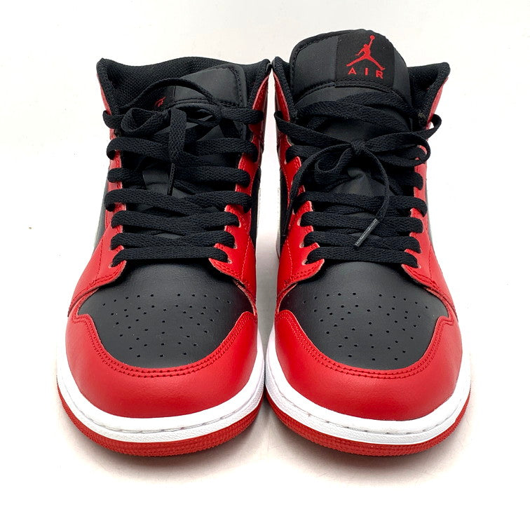 【中古美品】【メンズ】 NIKE ナイキ AIR JORDAN 1 MID DQ8426-061 エア ジョーダン 1 ミッド スニーカー シューズ 靴 160-250217-as-08-izu サイズ：27.5cm カラー：LACK/GYM RED/WHITE 万代Net店