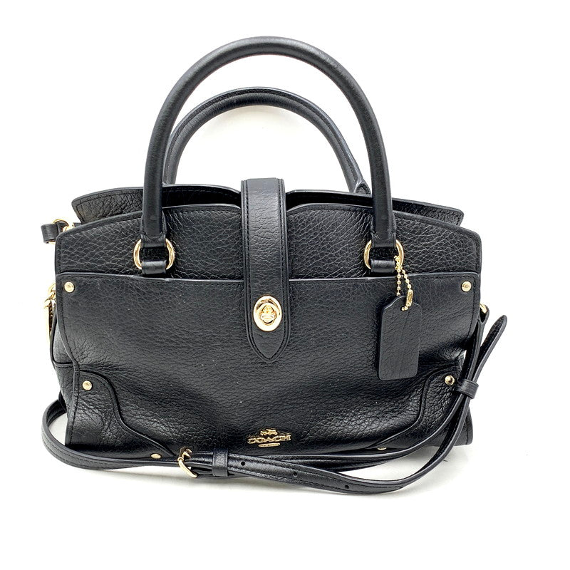 【中古品】【レディース】 COACH コーチ F1681 2WAY HAND BAG 2ウェイハンドバッグ 鞄 カバン 180-250219-ma-09-izu カラー：BLACK 万代Net店