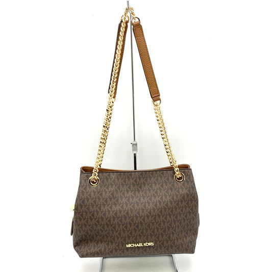 【中古品】【レディース】 Michael Kors マイケルコース 35S9GTTM2B MK SIGNETURE CHAIN SHOULDER BAG MKシグネチャー チェーンショルダーバッグ 鞄 カバン 188-250219-ma-10-izu カラー：ブラウン 万代Net店