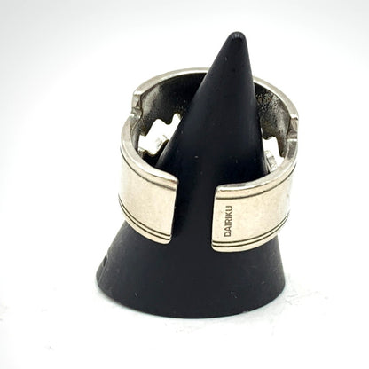 【中古品】【メンズ/レディース】 DAIRIKU ダイリク 23AW RAZOR RING レーザーリング 指輪 アクセサリー 192-250217-as-14-izu カラー：シルバー 万代Net店