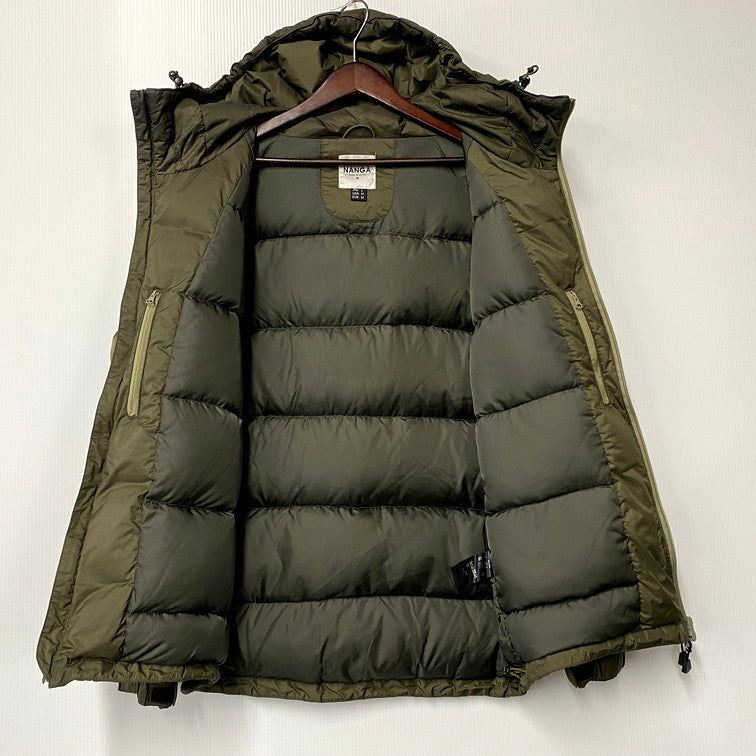 【中古品】【メンズ】  NANGA ナンガ AURORA DOWN JACKET オーロラダウンジャケット アウター 144-250217-as-20-izu サイズ：L カラー：グリーン 万代Net店