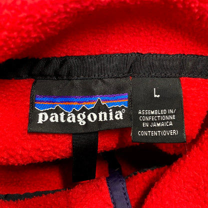 【中古品】【メンズ】 patagonia パタゴニア 90S SYNCHILLA SNAP-T PULLOVER 25450 シンチラ スナップT プルオーバー 1996年製 144-250217-as-18-izu サイズ：L カラー：レッド 万代Net店