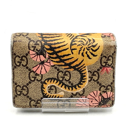 【現状渡し品】【メンズ/レディース】 GUCCI グッチ GGスプリーム ベンガルタイガー 二つ折り財布 ウォレット 181-250217-as-11-izu カラー：マルチカラー 万代Net店