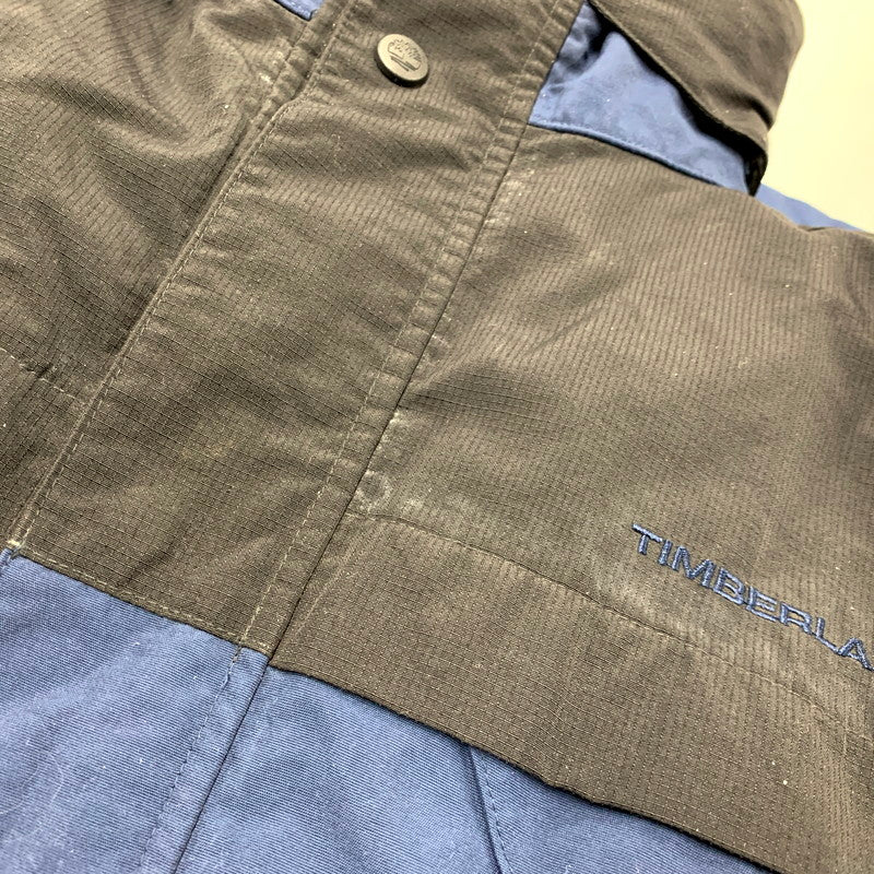 【現状渡し品】【メンズ】 Timberland ティンバーランド WEATHERGEAR ウェザーギア 11250 00S NYLON JACKET 00年代 ナイロンジャケット アウター 長袖 146-250219-ma-15-izu サイズ：S カラー：ネイビー/ブラック 万代Net店