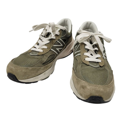 【中古品】【メンズ】 NEW BALANCE ニューバランス U990TB6 990V6 スニーカー シューズ 靴 USA製 162-250219-as-37-izu サイズ：27cm カラー：グリーン系 万代Net店