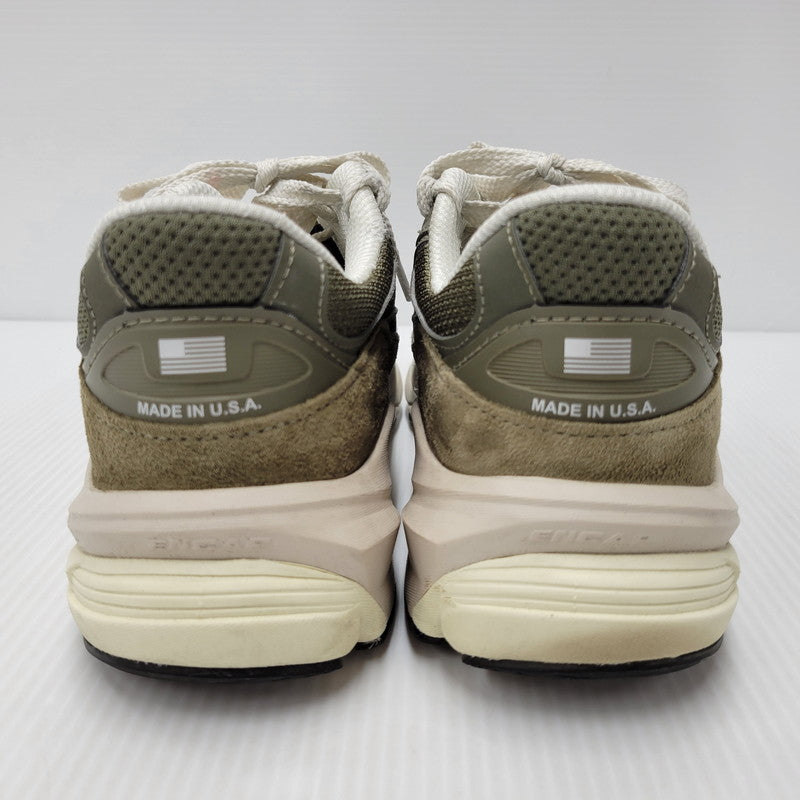 【中古品】【メンズ】 NEW BALANCE ニューバランス U990TB6 990V6 スニーカー シューズ 靴 USA製 162-250219-as-37-izu サイズ：27cm カラー：グリーン系 万代Net店