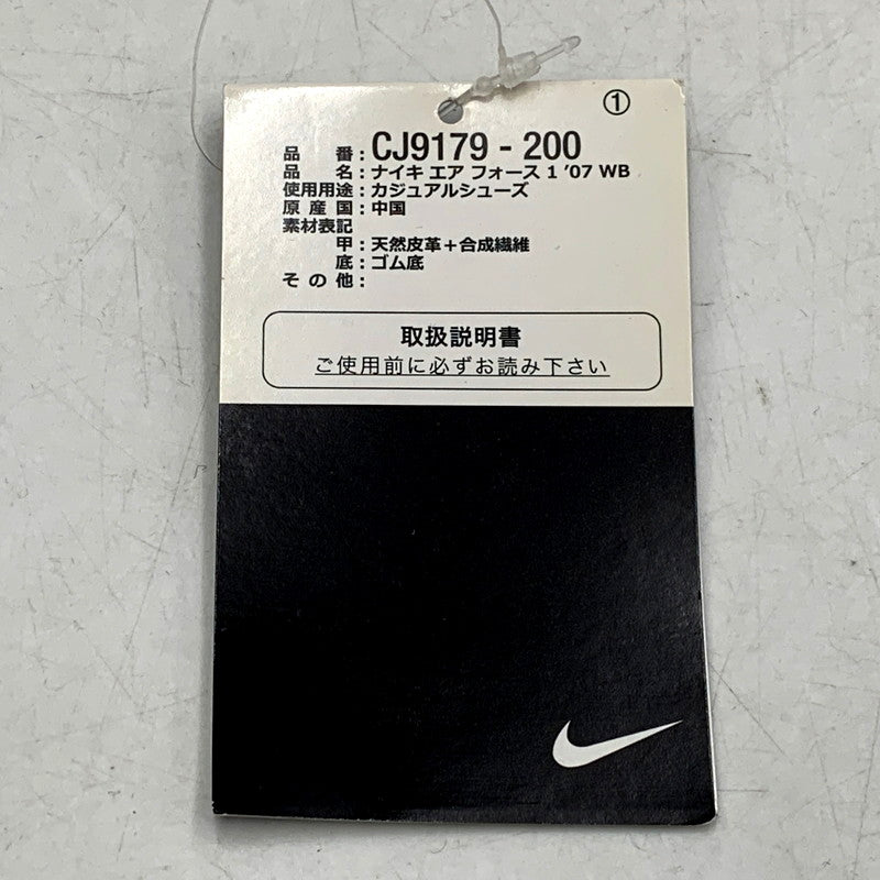 【中古品】【メンズ】 NIKE ナイキ AIR FORCE 1 '07 WB CJ9179-200 エア フォース 1 '07 WB スニーカー シューズ 靴 160-250219-as-07-izu サイズ：29cm カラー：FLAX/WHEAT-GUM LIGHT BROWN 万代Net店