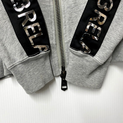 【中古品】【メンズ】 1piu1uguale3 ウノピュウノウグァーレトレ SIDE LINE SWEAT SET UP サイドライン パーカー スウェット セットアップ 140-250218-as-18-izu サイズ：XXL カラー：グレー 万代Net店