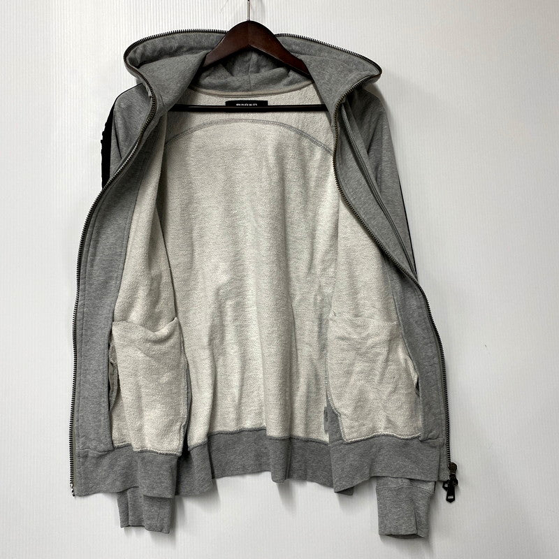 【中古品】【メンズ】 1piu1uguale3 ウノピュウノウグァーレトレ SIDE LINE SWEAT SET UP サイドライン パーカー スウェット セットアップ 140-250218-as-18-izu サイズ：XXL カラー：グレー 万代Net店