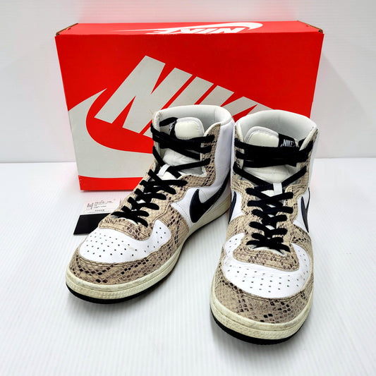 【中古品】【メンズ】 NIKE ナイキ TERMINATOR HIGH FB1318-100 ターミネーター ハイ スニーカー シューズ 靴 160-250218-as-29-izu サイズ：28.5cm カラー：WHITE/BLACK-SAIL-COCOA 万代Net店