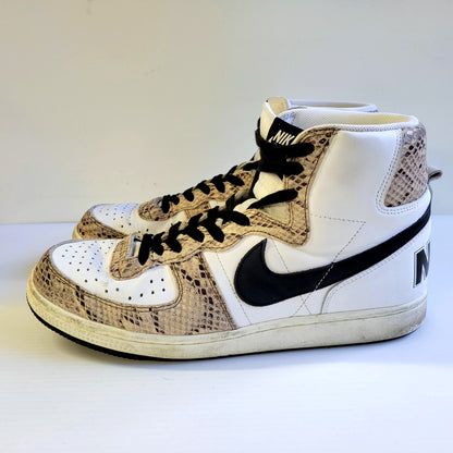 【中古品】【メンズ】 NIKE ナイキ TERMINATOR HIGH FB1318-100 ターミネーター ハイ スニーカー シューズ 靴 160-250218-as-29-izu サイズ：28.5cm カラー：WHITE/BLACK-SAIL-COCOA 万代Net店