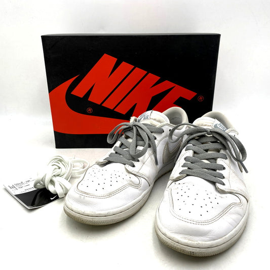 【現状渡し品】【メンズ】 NIKE ナイキ WMNS AIR JORDAN 1 LOW OG CZ0775-100 ウィメンズ エア ジョーダン 1 ロー OG スニーカー シューズ 靴 160-250218-as-38-izu サイズ：29cm カラー：WHITE/PARTICLE GREY 万代Net店