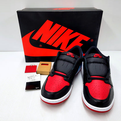 【中古美品】【メンズ】 NIKE ナイキ WMNS AIR JORDAN 1 RETRO LOW OG CZ0775-046 ウィメンズ エア ジョーダン 1 レトロ ロー OG スニーカー シューズ 靴 160-250218-as-28-izu サイズ：29cm カラー：BLACK/DK POWDER BLUE-GYM RED 万代Net店