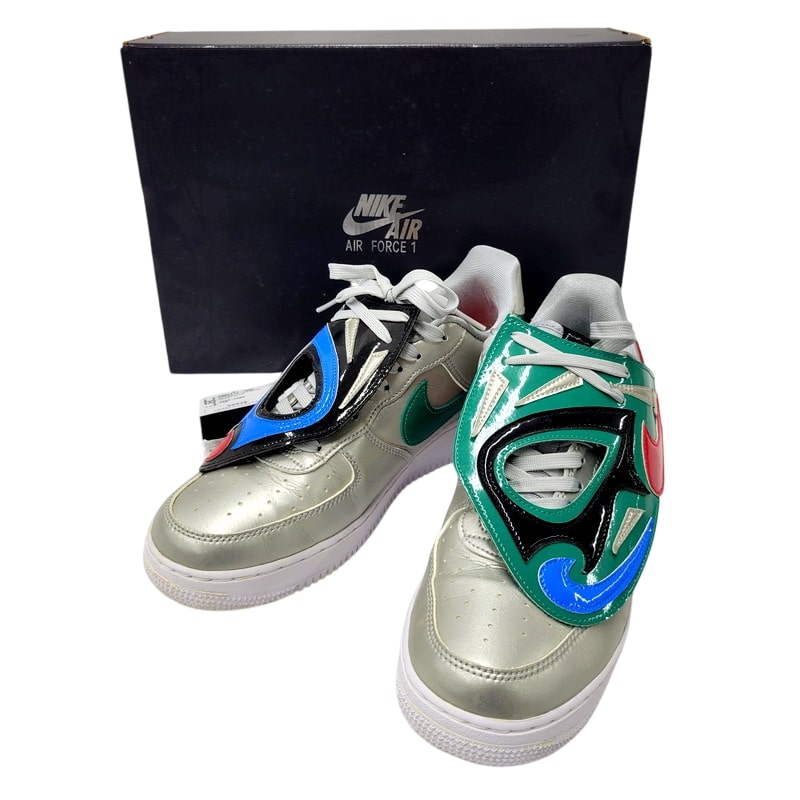 【中古品】【メンズ】 NIKE ナイキ AIR FORCE 1 '07 LV8 DM6177-095 エア フォース 1 '07 LV8 スニーカー シューズ 靴 160-250219-as-23-izu サイズ：28cm カラー：METALLIC SILVER/GREEN NOISE 万代Net店