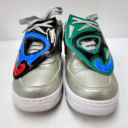 【中古品】【メンズ】 NIKE ナイキ AIR FORCE 1 '07 LV8 DM6177-095 エア フォース 1 '07 LV8 スニーカー シューズ 靴 160-250219-as-23-izu サイズ：28cm カラー：METALLIC SILVER/GREEN NOISE 万代Net店