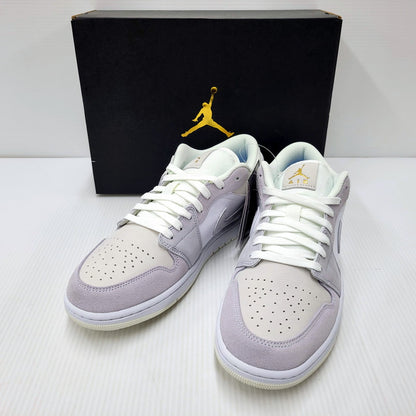 【中古美品】【メンズ】 NIKE ナイキ AIR JORDAN 1 LOW CV3043-100 エア ジョーダン 1 ロー スニーカー シューズ 靴 160-250218-as-25-izu サイズ：28.5cm カラー：WHITE/SKY GREY-FOOTBALL GREY 万代Net店