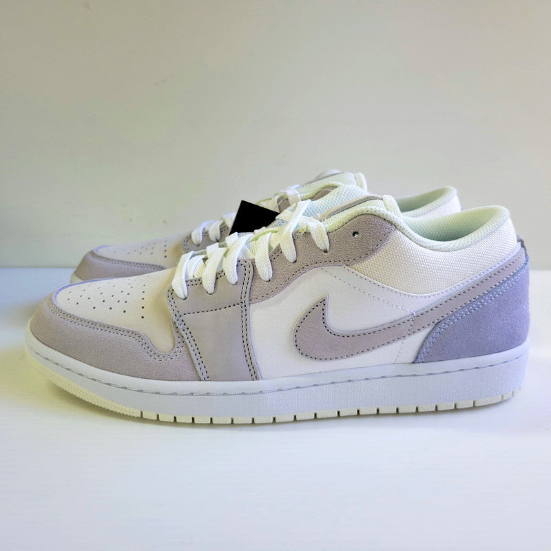 【中古美品】【メンズ】 NIKE ナイキ AIR JORDAN 1 LOW CV3043-100 エア ジョーダン 1 ロー スニーカー シューズ 靴 160-250218-as-25-izu サイズ：28.5cm カラー：WHITE/SKY GREY-FOOTBALL GREY 万代Net店