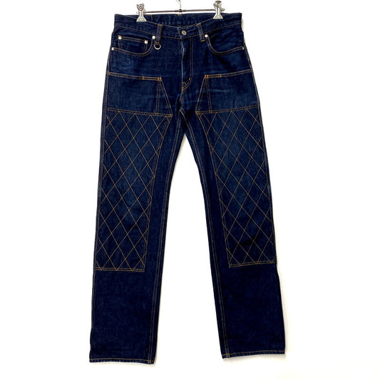 【中古品】【メンズ】  KOJIMA GENES 児島ジーンズ 13OZ DOUBLEKNEE STRAIGHT DENIM 13オンス ダブルニー ストレート デニム パンツ ジーンズ ボトムス 156-250218-as-21-izu サイズ：32 カラー：インディゴ 万代Net店