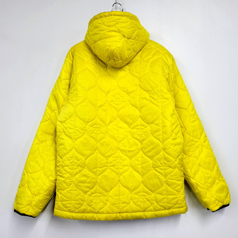 【中古品】【メンズ】  OLD A BATHING APE オールド  アベイシングエイプ REVERSIBLE QUILTING HOODED JACKET リバーシブル キルティング フーデッド ジャケット アウター 142-250219-as-04-izu サイズ：XL カラー：イエロー×ネイビー 万代Net店