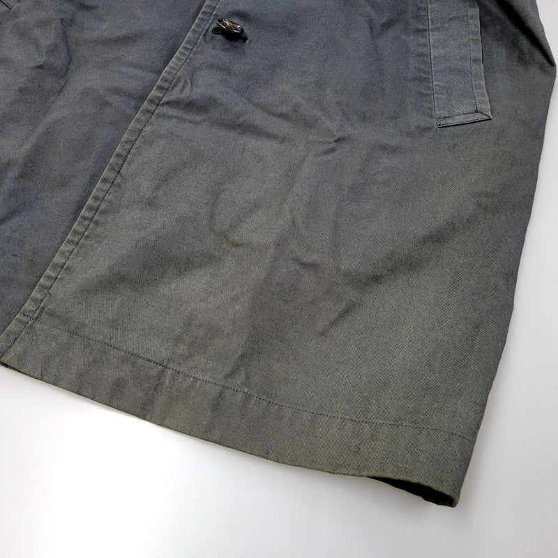 【中古品】【メンズ】 COMME des GARCONS HOMME コムデギャルソンオム 00S SOUTIEN COLLAR COAT HC-C006 AD2001 ステンカラーコート アウター 140-250219-as-05-izu サイズ：M カラー：グレー系 万代Net店