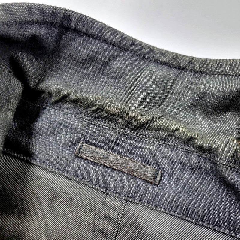 【中古品】【メンズ】 COMME des GARCONS HOMME コムデギャルソンオム 00S SOUTIEN COLLAR COAT HC-C006 AD2001 ステンカラーコート アウター 140-250219-as-05-izu サイズ：M カラー：グレー系 万代Net店