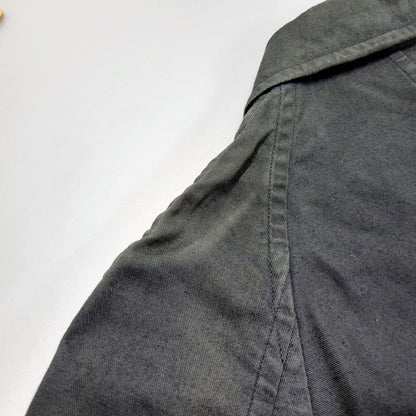 【中古品】【メンズ】 COMME des GARCONS HOMME コムデギャルソンオム 00S SOUTIEN COLLAR COAT HC-C006 AD2001 ステンカラーコート アウター 140-250219-as-05-izu サイズ：M カラー：グレー系 万代Net店