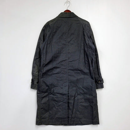 【中古品】【メンズ】 COMME des GARCONS HOMME コムデギャルソンオム 00S SOUTIEN COLLAR COAT HC-C006 AD2001 ステンカラーコート アウター 140-250219-as-05-izu サイズ：M カラー：グレー系 万代Net店
