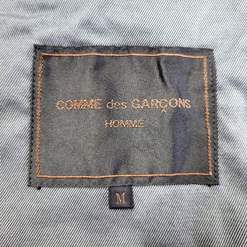 【中古品】【メンズ】 COMME des GARCONS HOMME コムデギャルソンオム 00S SOUTIEN COLLAR COAT HC-C006 AD2001 ステンカラーコート アウター 140-250219-as-05-izu サイズ：M カラー：グレー系 万代Net店