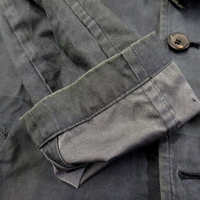 【中古品】【メンズ】 COMME des GARCONS HOMME コムデギャルソンオム 00S SOUTIEN COLLAR COAT HC-C006 AD2001 ステンカラーコート アウター 140-250219-as-05-izu サイズ：M カラー：グレー系 万代Net店