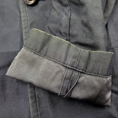 【中古品】【メンズ】 COMME des GARCONS HOMME コムデギャルソンオム 00S SOUTIEN COLLAR COAT HC-C006 AD2001 ステンカラーコート アウター 140-250219-as-05-izu サイズ：M カラー：グレー系 万代Net店