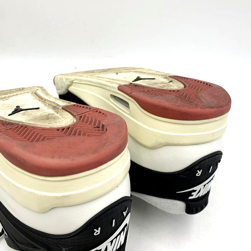 【中古品】【メンズ】 NIKE ナイキ AIR JORDAN 4 RM FQ7939-100 エアジョーダン 4 RM スニーカー シューズ 靴 160-250219-as-12-izu サイズ：27.5cm カラー：SAIL/BLACK-WHITE-COCONUT MILK 万代Net店