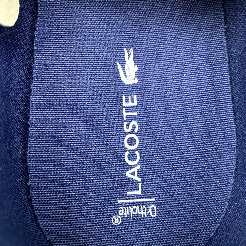 【中古美品】【メンズ】 LACOSTE ラコステ GRIPSHOT 46CMA0001 グリップショット スニーカー シューズ 靴 162-250219-as-13-izu サイズ：UK10.5/28.5cm カラー：NVY/DK GRN 万代Net店