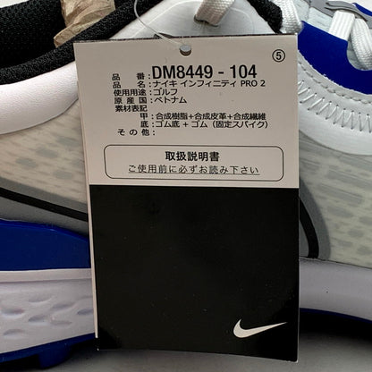 【中古美品】【メンズ】 NIKE ナイキ INFINITY PRO 2 W DM8449-104 インフィニティ プロ 2 W スニーカー ゴルフシューズ 靴 160-250219-as-11-izu サイズ：29cm カラー：WHITE/BLACK-WOLF GREY 万代Net店