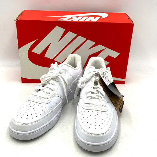 【中古美品】【メンズ】 NIKE ナイキ COURT VISION LO NN DH2987-100 コート ビジョン LO NN スニーカー シューズ 靴 160-250219-as-08-izu サイズ：29cm カラー：WHITE/WHITE-WHITE 万代Net店